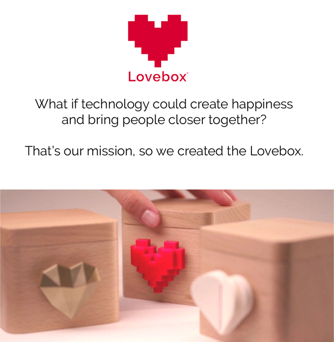 Lovebox Spinning Heart Messenger, Love Note Box