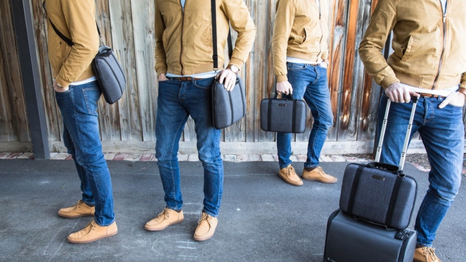 4 ways to carry MOBICASE - Cross-body Messenger, Classic Shoulder Bag, Briefcase or Rolling Travel Companion