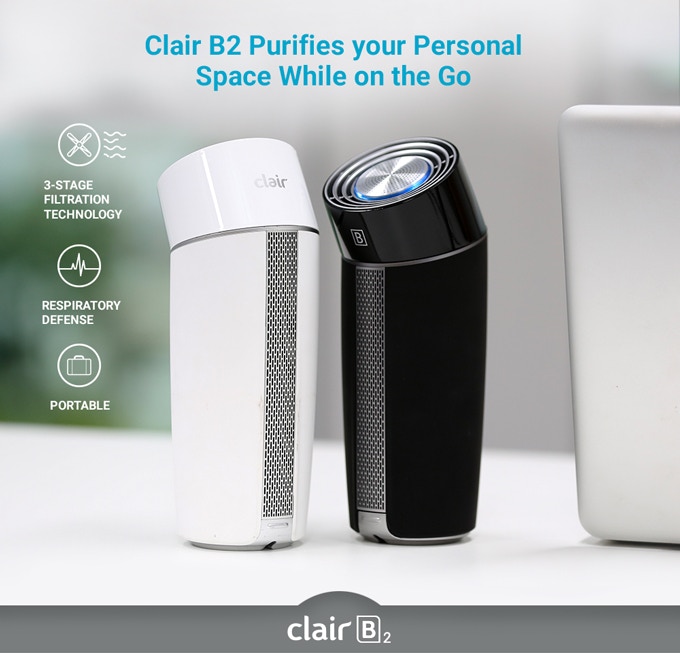 Clair B2 The Personal Air Purifier Indiegogo