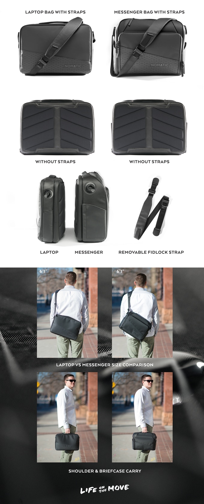 The NOMATIC Messenger and Laptop Bags | Indiegogo