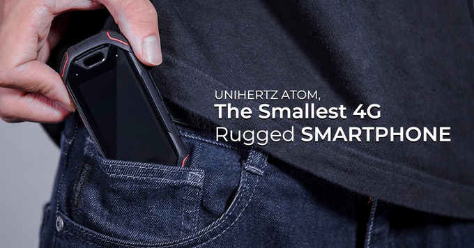 Atom, The Smallest 4G Rugged Smartphone | Indiegogo