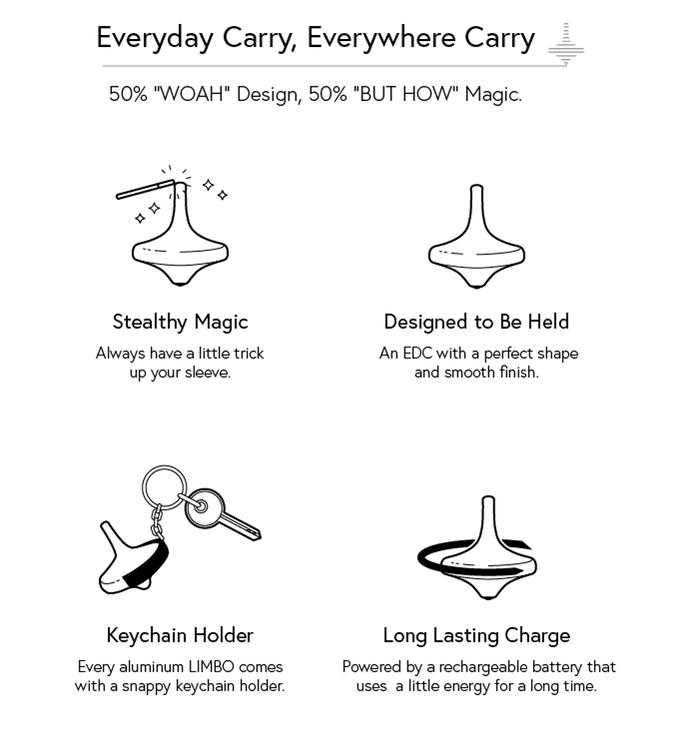 LIMBO The Magical Top That Spins For Hours! Indiegogo