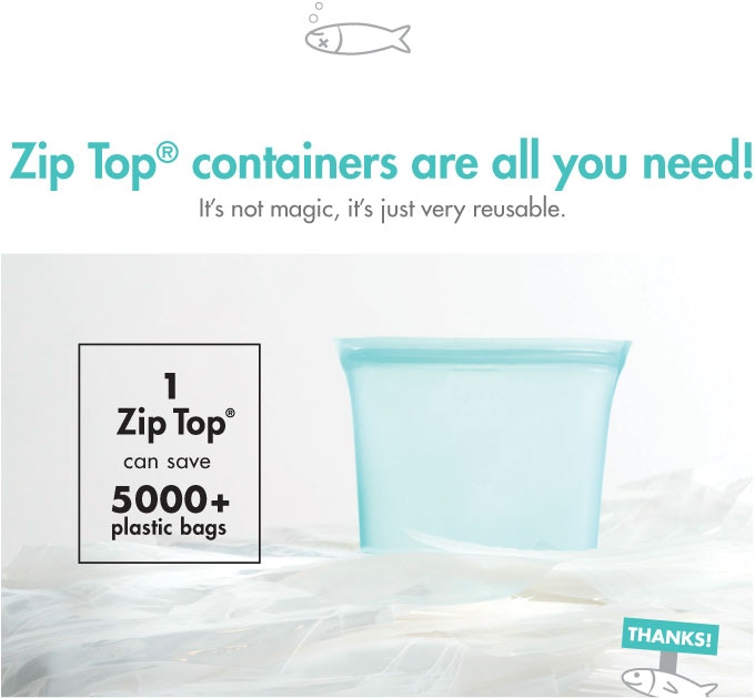 Zip Top Containers Stand Up Stay Open Shut Ingogo