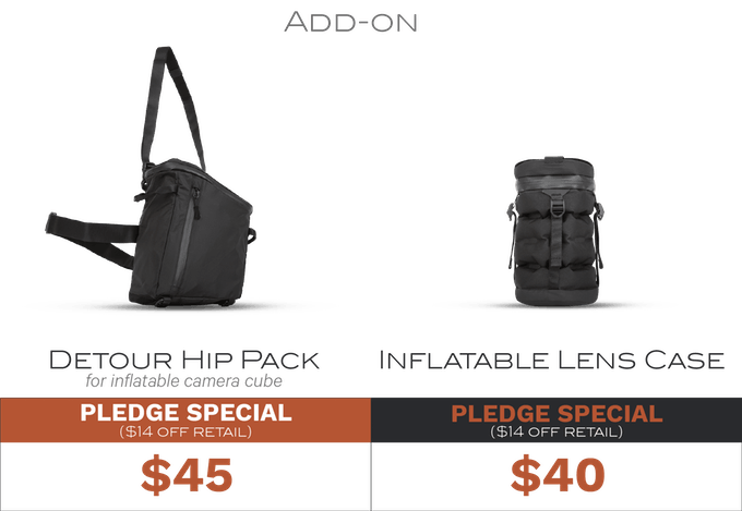 VEER 18 : Packable Bag And Inflatable Camera Cube | Indiegogo