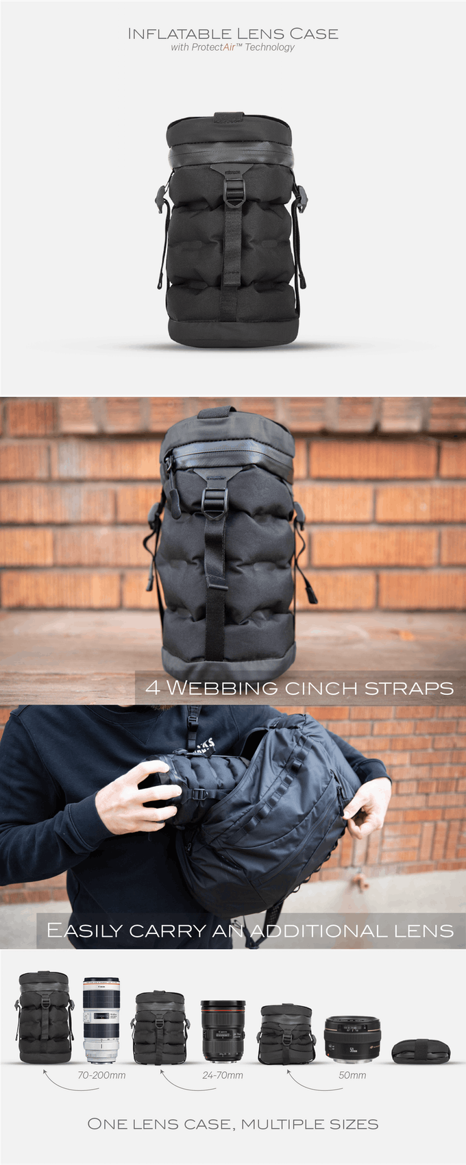 VEER 18 : Packable Bag And Inflatable Camera Cube | Indiegogo