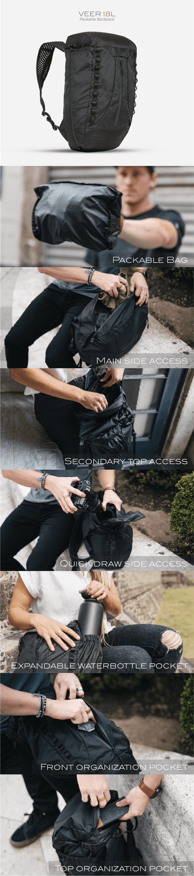 VEER 18 : Packable Bag And Inflatable Camera Cube | Indiegogo