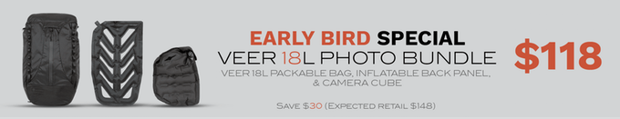 VEER 18 : Packable Bag And Inflatable Camera Cube | Indiegogo