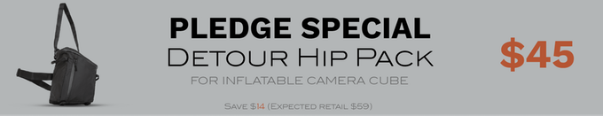 VEER 18 : Packable Bag And Inflatable Camera Cube | Indiegogo