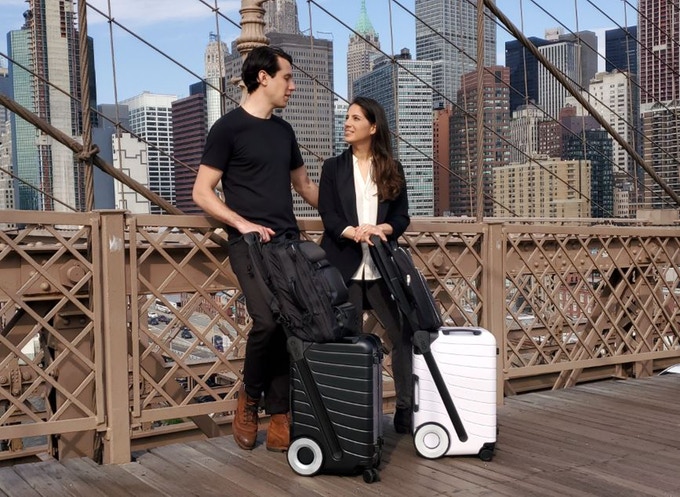 The SIX: A Carry-on You Effortlessly Push Forward | Indiegogo