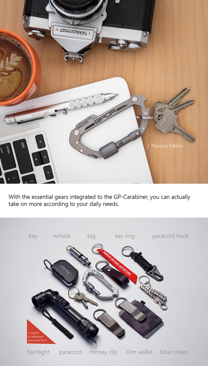 GPCA Carabiner Loop  Two birds, one stone by GPCA — Kickstarter