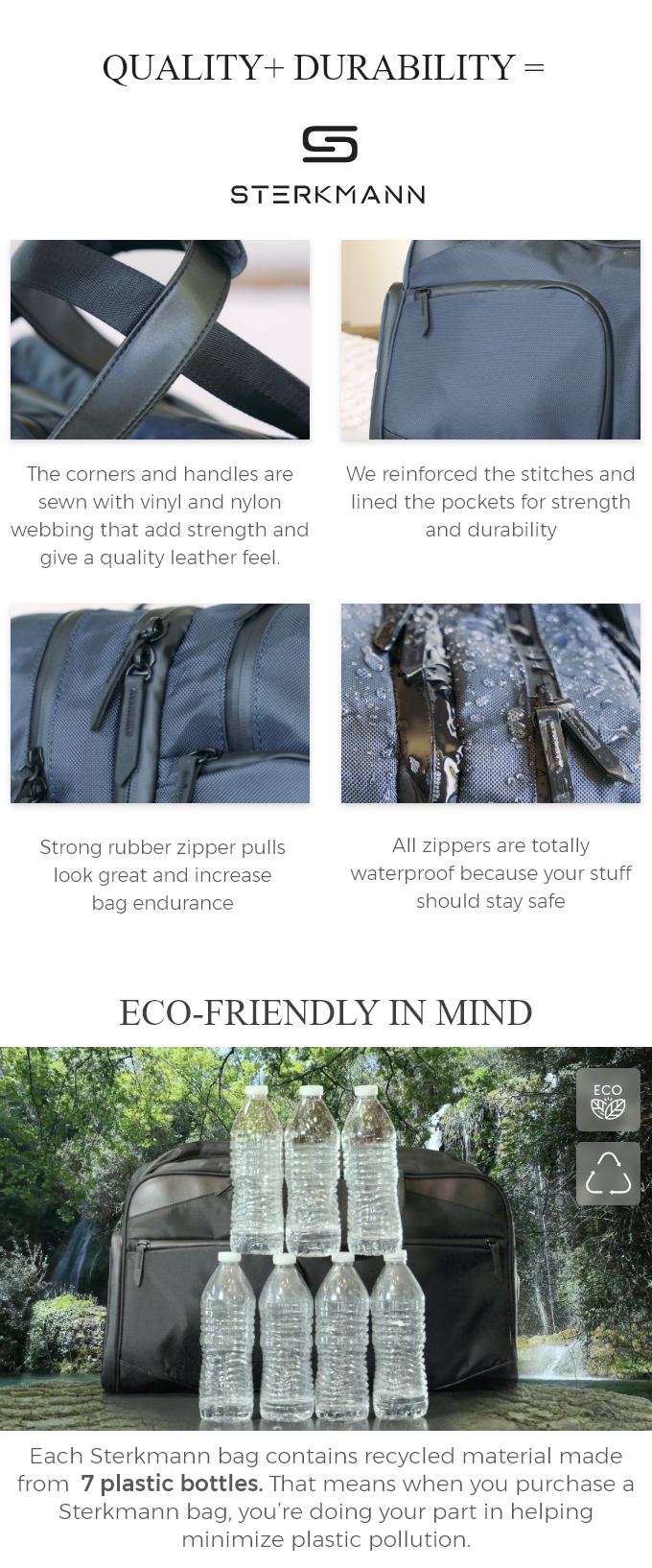 Sterkmann Travel Bag The Most Organized Bag Ever Indiegogo