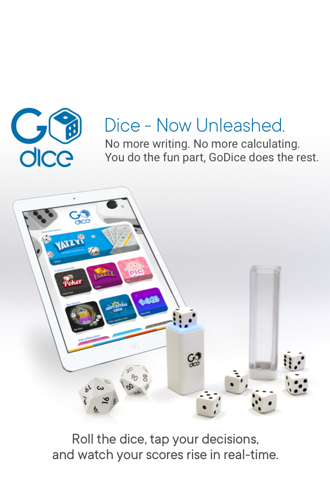  GoDice Full Pack - 6 Smart Connected Dice. Brings The