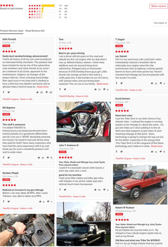 TriboTEX Transmission Power&Endurance via Nanobot Indiegogo