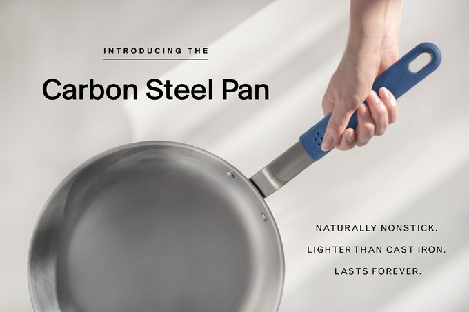 Misen Pre-Seasoned Carbon Steel Pan