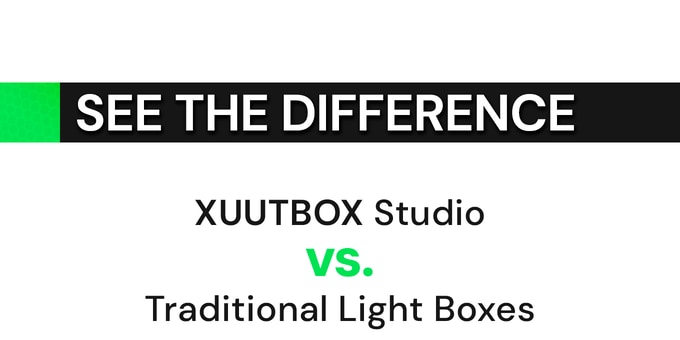 See the difference between XUUTBOX Studio and Traditional Light boxes in the market. Photo shooting innovations for content creators.