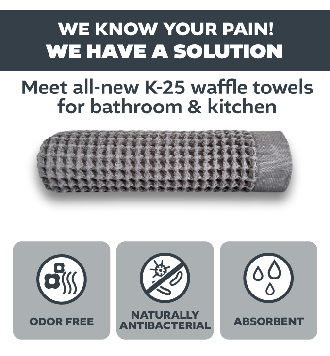 K-25: Bath Towel, Redefined | Indiegogo